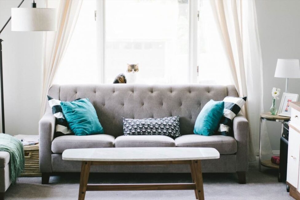 sofa rozkładana boho